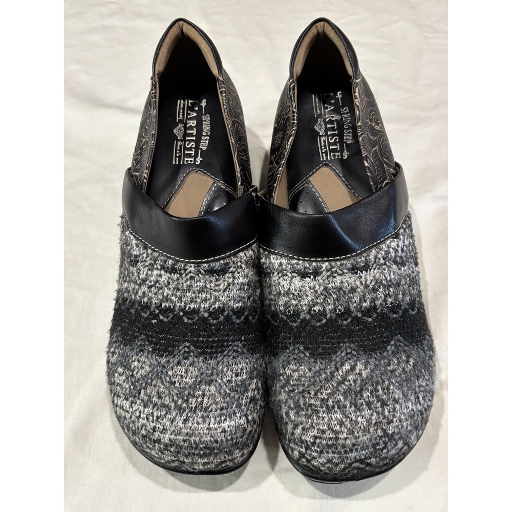 New L'Artiste Spring Step Zagabank Clogs Padded Footbed EU 42 US 10.5/ 11